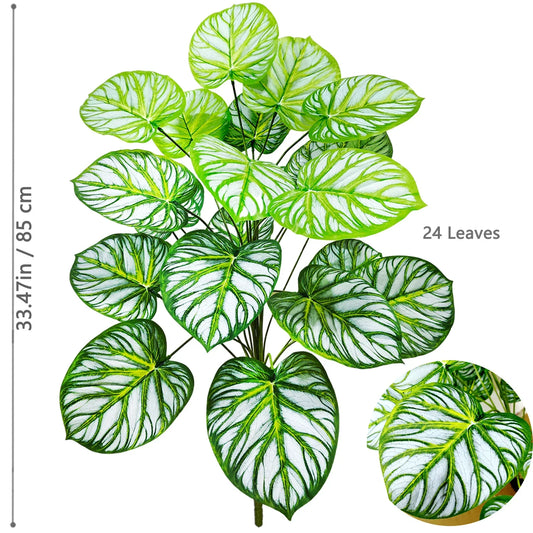 Frendorf | 105 cm künstlicher Fiddle Leaf Baum – Apfelblatt-Seidenpflanze für Zuhause, Büro & Jubiläumsdekoration – Topf, Bodenauslage