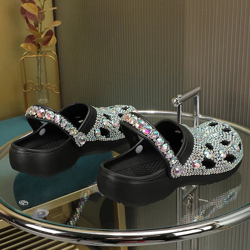 Frendorf | Kristall Sommer-Slipper für Damen