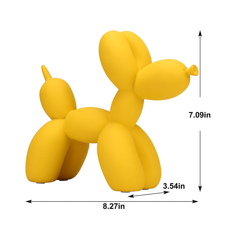 Wohnkultur Nordischen Stil Harz 21 cm Ballon Hund Wohnzimmer Veranda Dekoration Neue Home Dekorationen Kinder Geschenke Zimmer decor