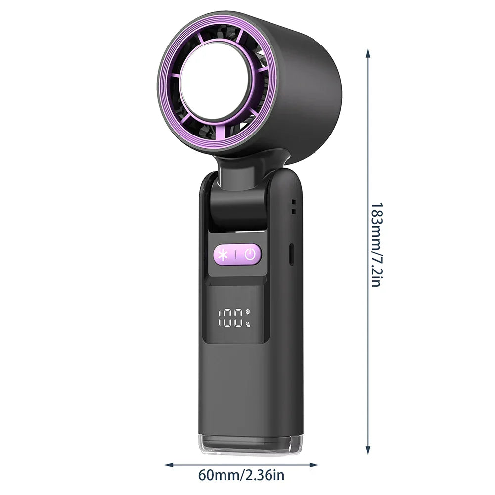 Frendorf | BreezeMax | Mini-Turboventilator | 100 Windstufen | Faltbar & Leistungsstark