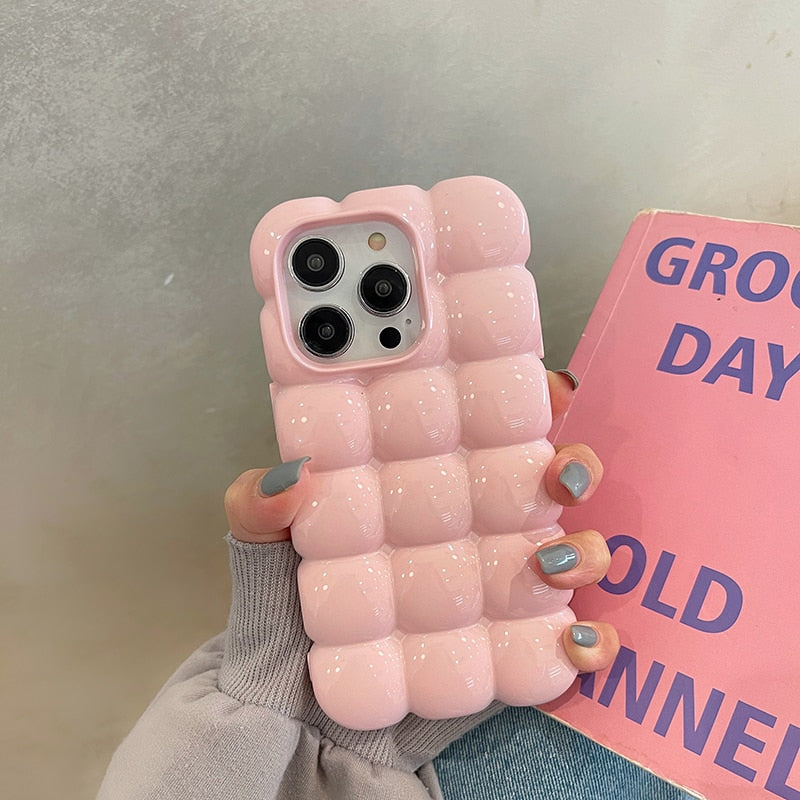 Süßes 3D Schokoladenblock iPhone Etui