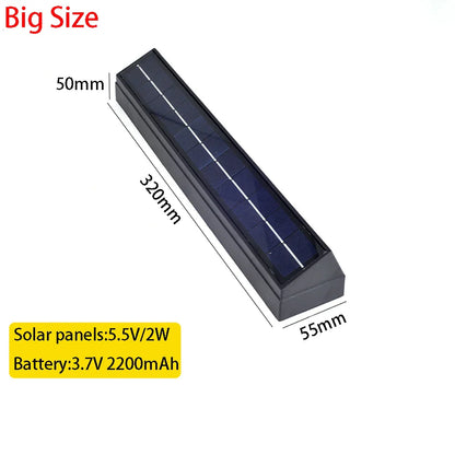 Frendorf | Moderne LED Solar Wandlampe – Wasserdichte Außenbeleuchtung mit Autosensor