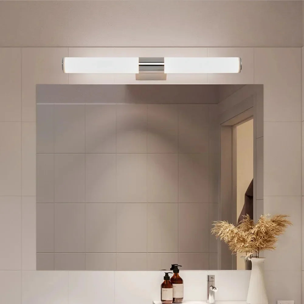 Frendorf | Moderne LED-Wandleuchte für das Badezimmer – Wasserdicht 12W, 16W, 22W AC85-265V LED-Röhren-Spiegelleuchte