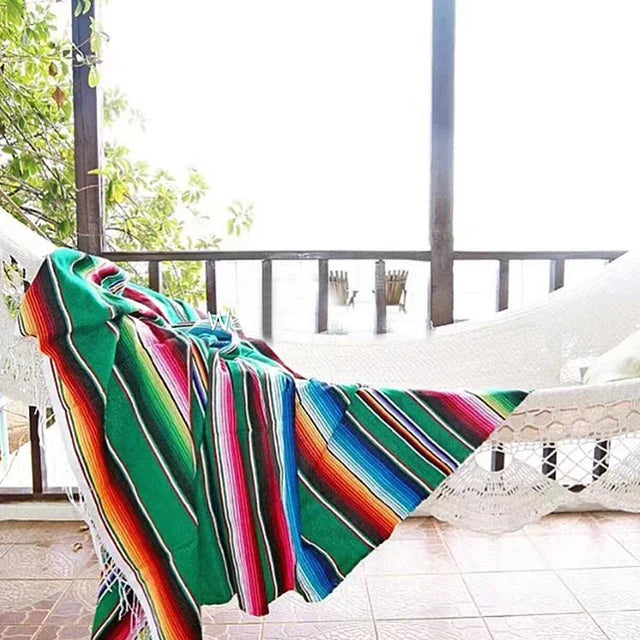 Buntes mexikanisches Serape-Decke
