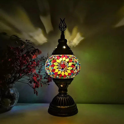 Frendorf | Sanftes Licht der Mosaik-Türkischen Lampe für eine warme Atmosphäre