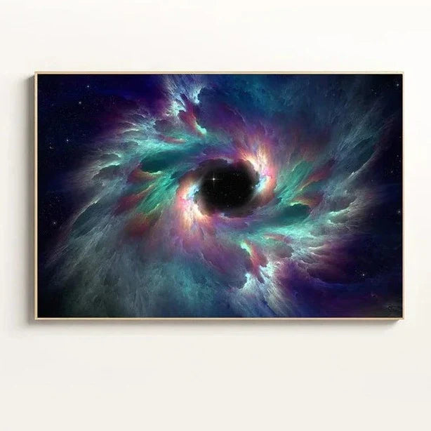 Frendorf | StarNova Nebula Leinwand | Moderne Wandkunst | Hochwertige Galaxie-Drucke | Dekoration für Zuhause