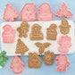 Frendorf | 8Teilig 3D Weihnachtsplätzchen Ausstecher