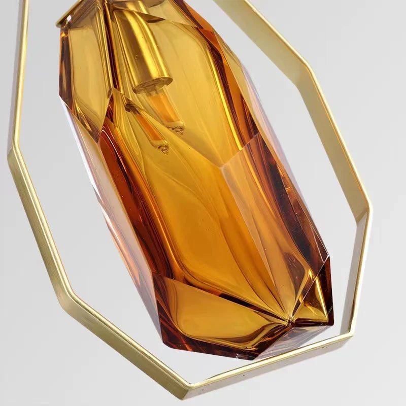Frendorf | LumiStone Design Pendelleuchte | Moderner Stein-Look | Elegante Beleuchtung