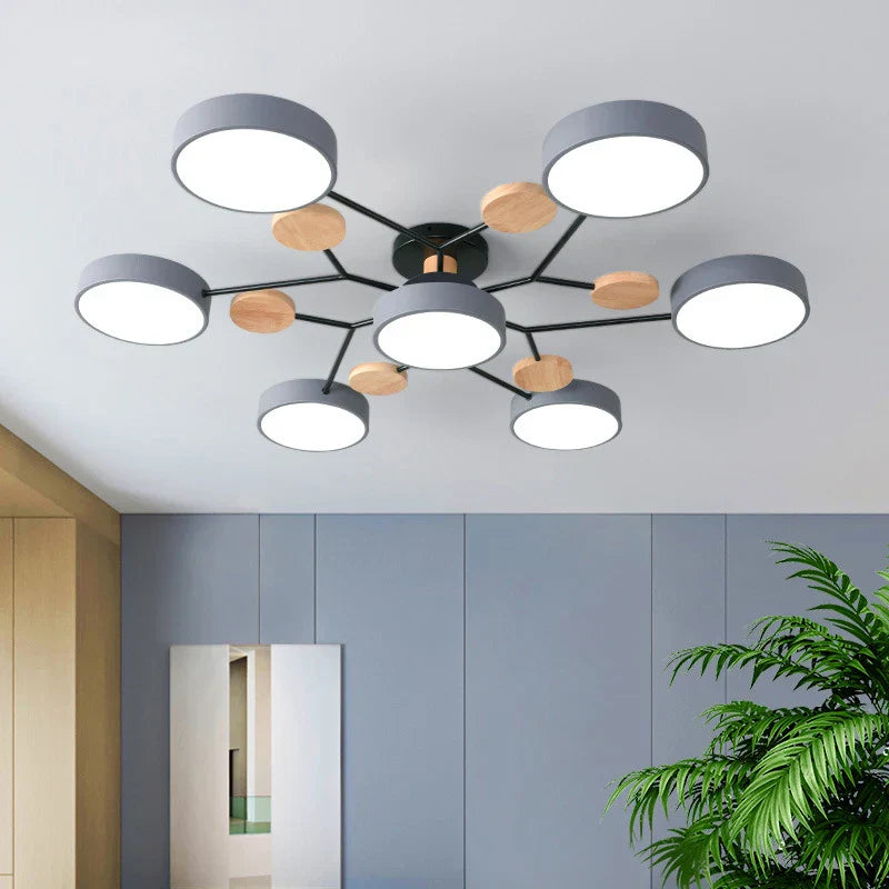 Frendorf | LumiStyle LED Deckenleuchte | Modernes Design | Dimmbare Beleuchtung für Wohnzimmer & Schlafzimmer