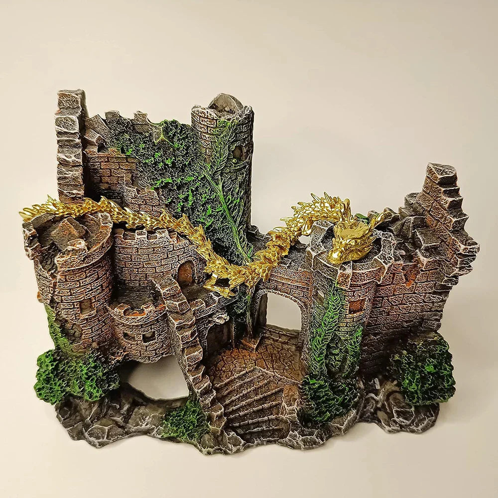 Frendorf | Mystische Schuppen 3D Messing Drache Wohndekor