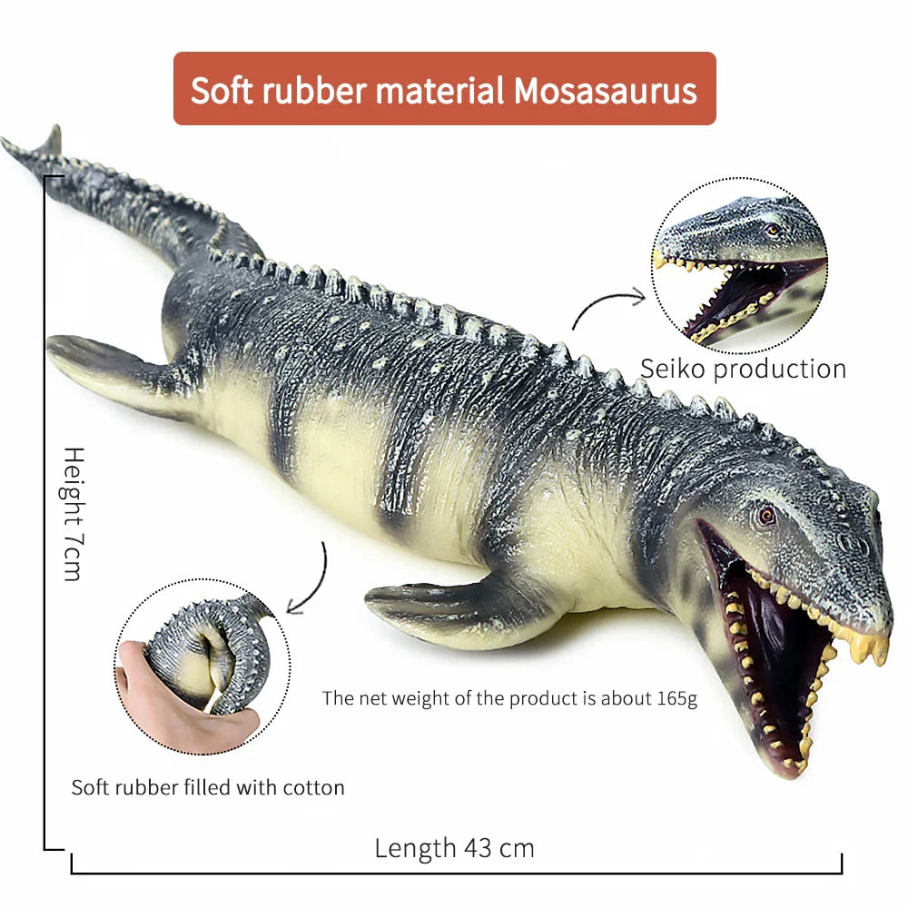 Hyper-realistisches Mosasaurus-Spielzeug
