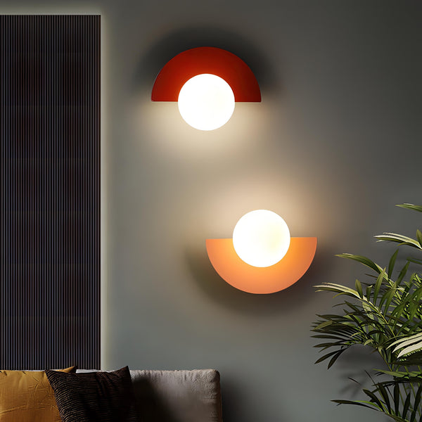 Everest - Nordische Halbrunde Wandlampe
