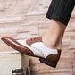 Frendorf | Herren Luxus Schuhe Brogue Schnürung Casual Britischer Stil Kontrastfarbe Oxford Büro
