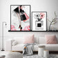 Leinwand Buch Parfüm Frauen Dekor Poster für Schönheitssalon Dekorative Malerei Luxuriöses Wohnzimmer Mädchen Schlafzimmer Dekoration Nordic