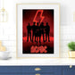 Band-ACDC-AC-DC Poster Zuhause Raum Dekoration Wohnzimmer Schlafzimmer Ästhetik Kunst Wandmalerei Aufkleber