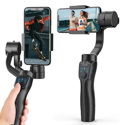 Frendorf | 3-Achsen Handheld Gimbal Stabilizer mit Zubehör - Anti Shake Smartphone Video Halter für Android & iPhone