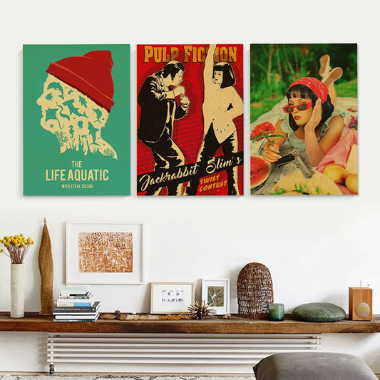 Film and Television Art Kraft Paper Posters Living Rooms Bars Cafes Decorative Art Wall Paintings