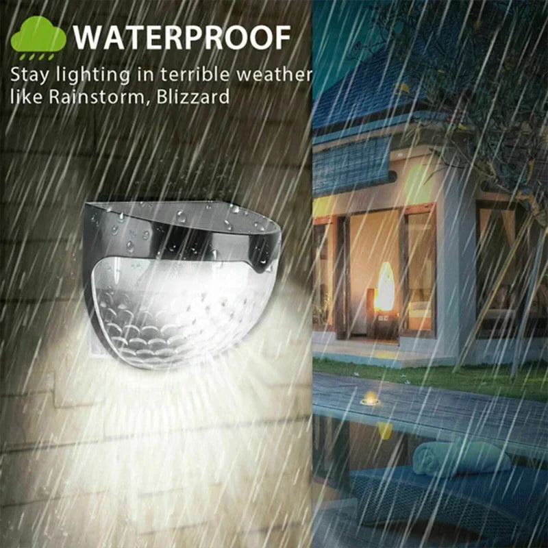 Frendorf | Outdoor wasserdichte Solar-LED-Patio-Wandlampe