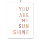 Cute Daisy Rainbow Sun Love Heart Personalized Name Poster of Wall Art Canvas Prints Picture Pink Girl Baby Kids Room Home Decor