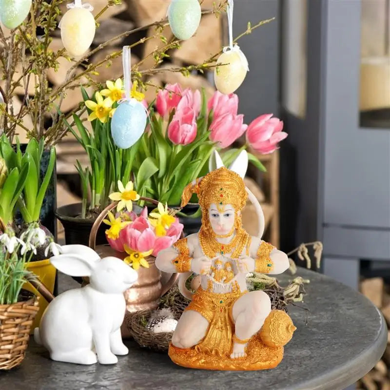 1 Stück Hanuman Buddha Affengott Figurine Südostasiatischer Stil Heimskulptur Lord Hanuman Statue Buddha Figur Ornament