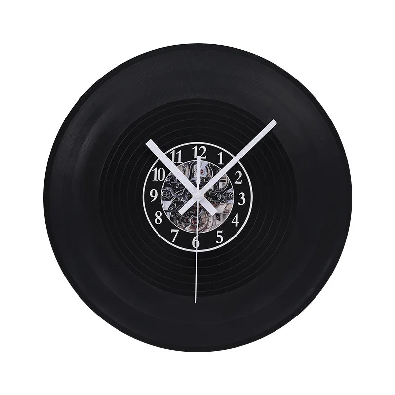 Musical Vinyl Record Wall Clock