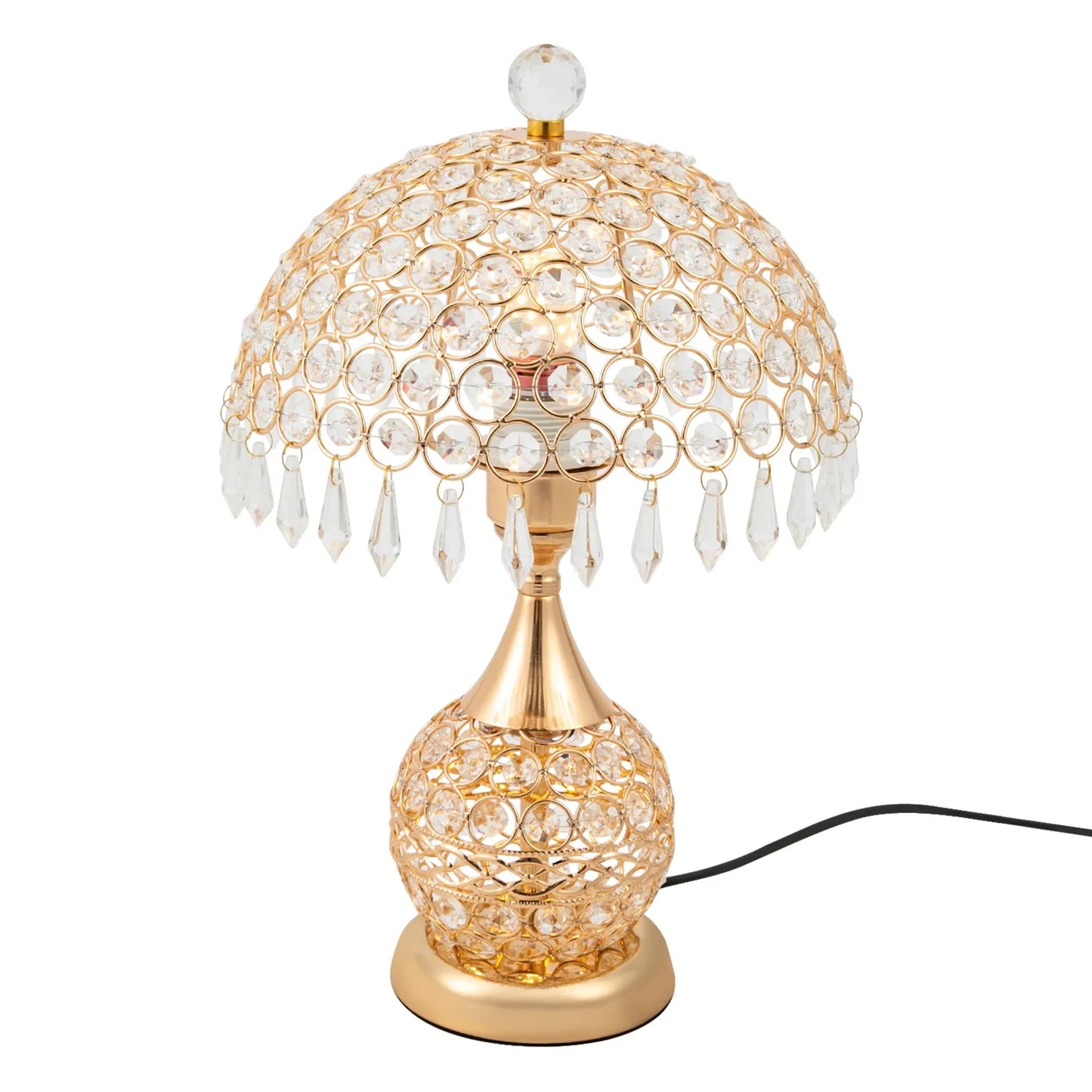 Moderne Kristall Luxus Dekorative Nachttischlampe