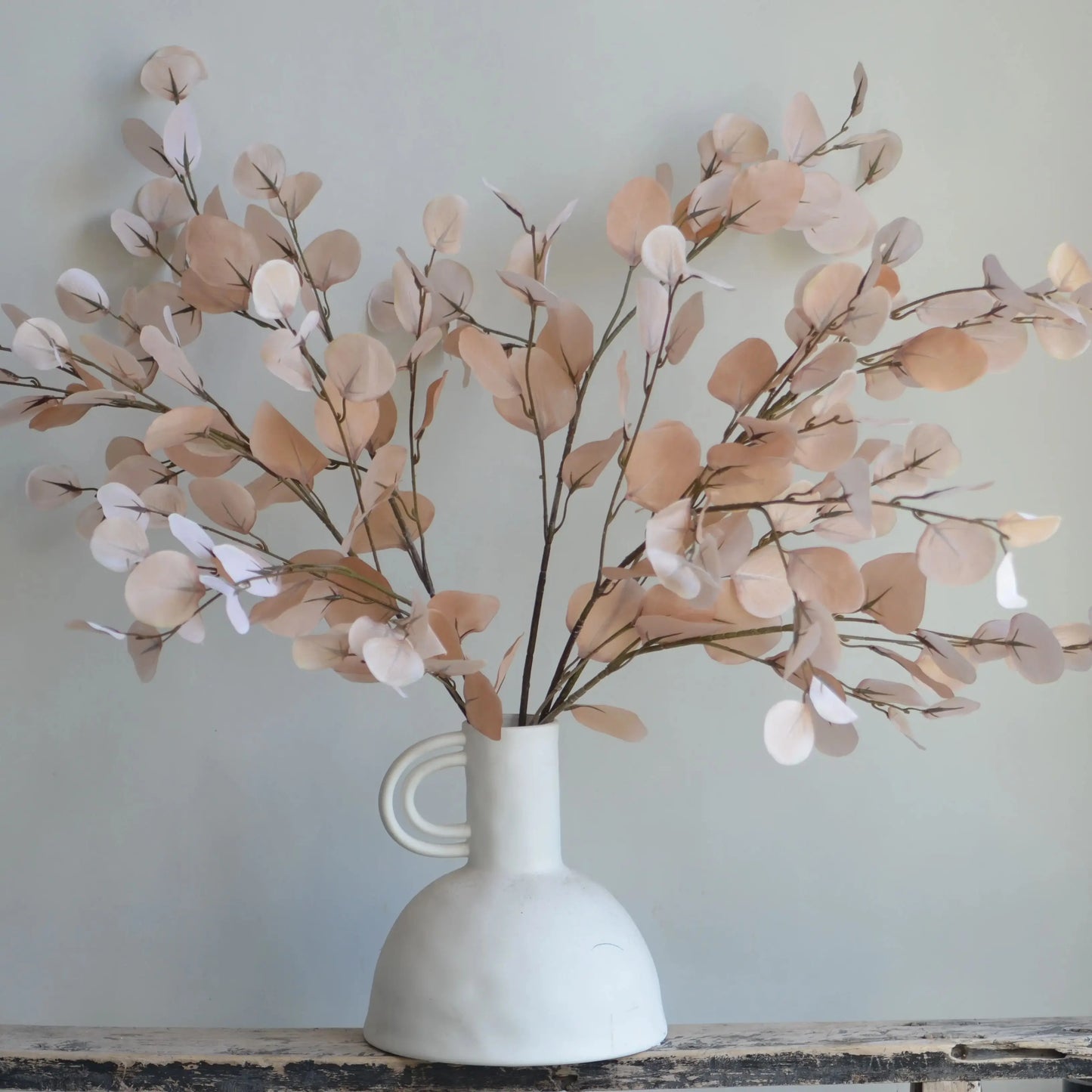 Frendorf | FloraLuna Künstlicher Lunaria-Zweig | Elegante Deko-Zweige für Zuhause | Hochwertige Kunstpflanze