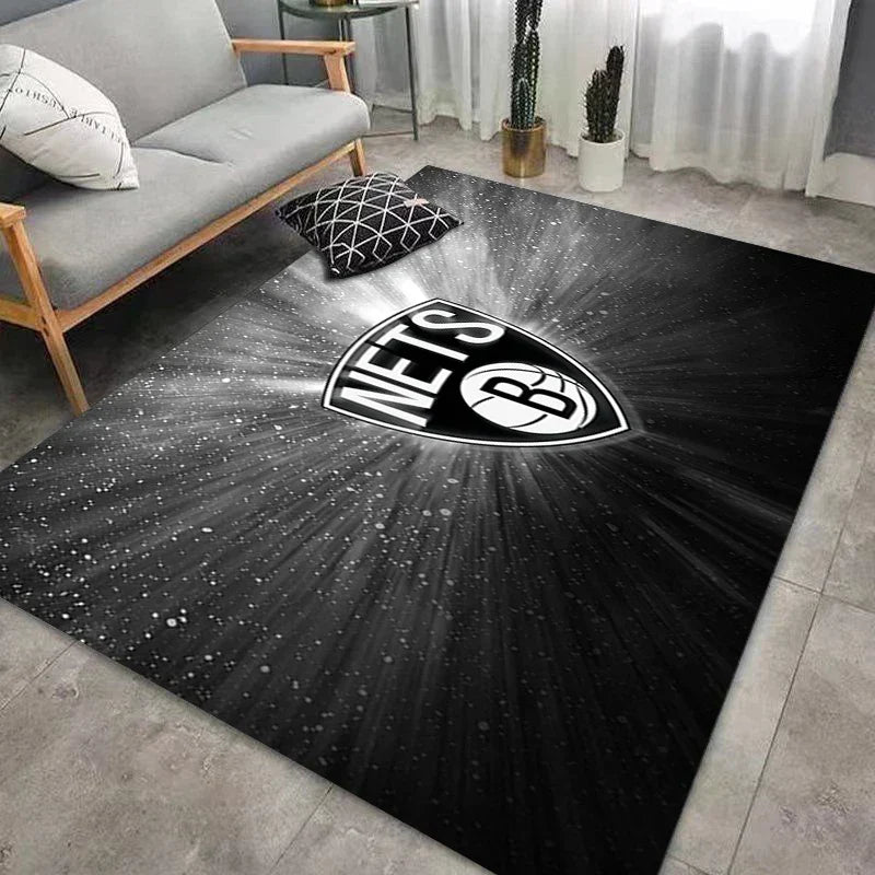 Frendorf | CourtComfort Rutschfester Küchenläufer | Waschbare Basketball-NBA Fußmatte | Teppich für Bad, Wohnzimmer & Flur