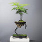 Frendorf | Zenovia Hänge-Bonsai-Pflanzgefäß mit Kettenaufhängung | Minimalistisches Design | Indoor & Outdoor