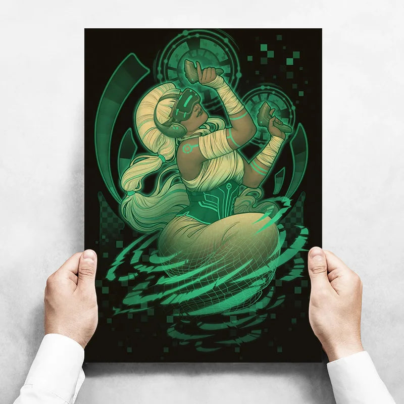 Art Nouveau Kraftpapier Poster Vintage Zuhause Zimmer Bar Café Dekor Ästhetische Kunst Wandgemälde