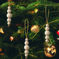 Frendorf | 3 Teile Holzperlen Weihnachtsbaum Dekor