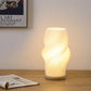 Französische Creme Stil 3D Schreibtischlampe Ins Internet Rot Plissierte Schlafzimmer Nachttischlampe Studien Café Karte Sitz Atmosphärenlampe