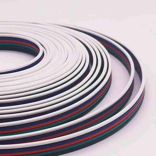 Frendorf | 2Pin zu 6Pin LED Verlängerungskabel – 1-10m Flexibles Elektrokabel für WS2812B, WS2811, SK6812, 5050 RGBW LED Streifenlicht (22AWG, 20AWG, 18AWG)