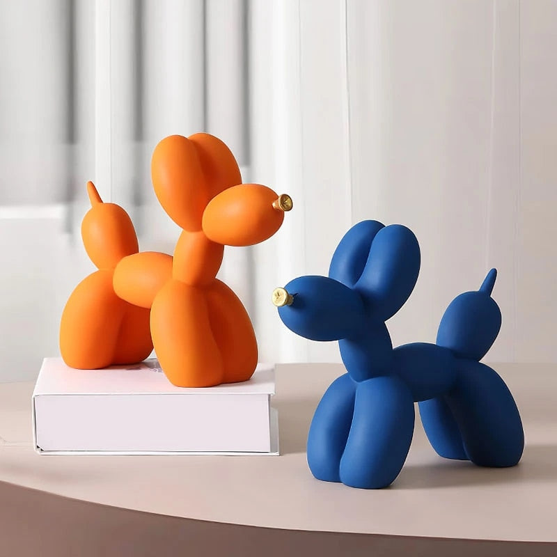 Luxuriöse Wohnkultur, Ballonhund Deko, Büroschreibtisch Zubehör, Tier Deko, moderne beliebte Kunst, nordische Statuen