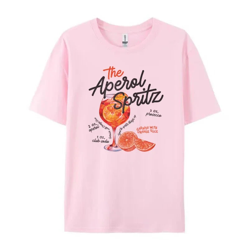 Aperol Spritz Retro Grafik T-Shirt