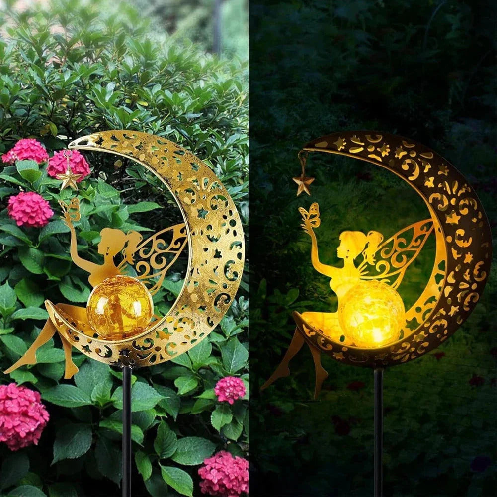 Frendorf | Zauberhaftes Solar-Mond-Gartenlicht