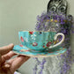 Elegante Bone China Porzellan Kaffeetasse - Luxuriöses und einzigartiges Design