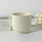 Große Retro Keramiktasse