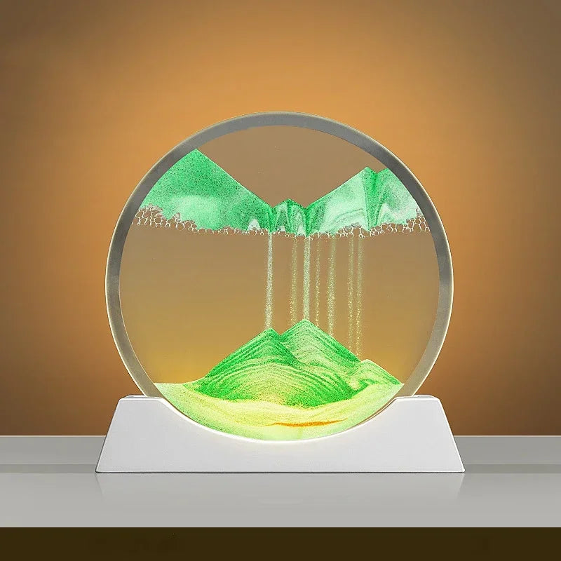 Bewegende Sand Tischlampe