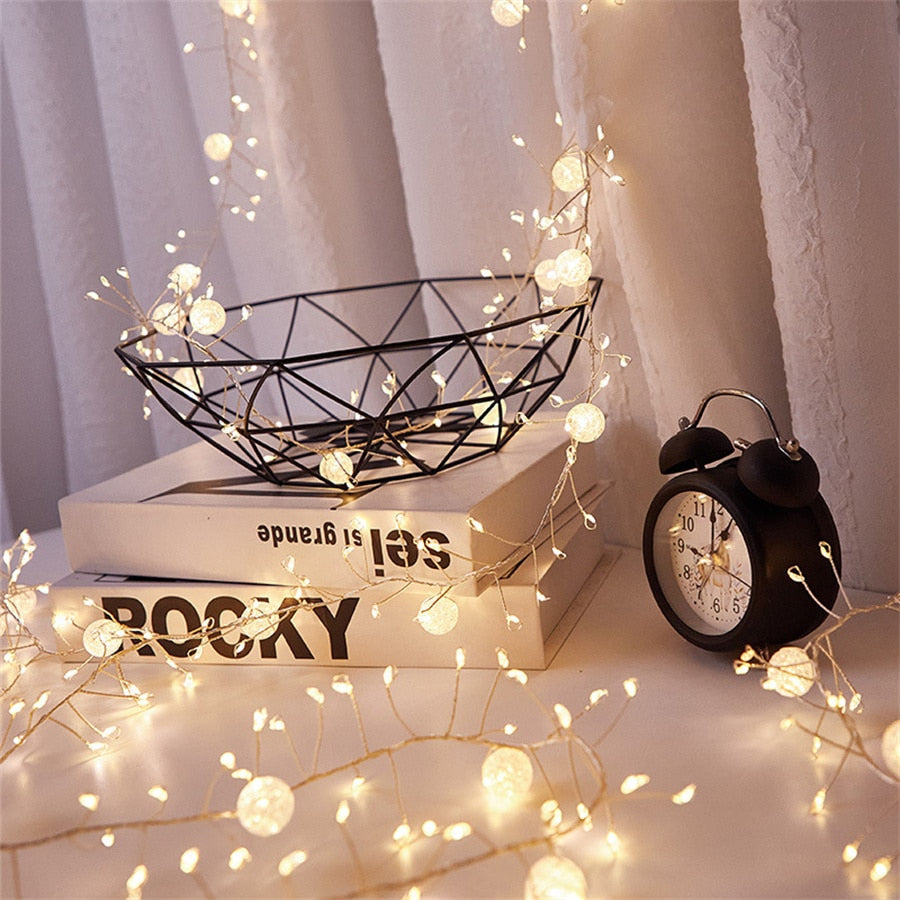 Feuerwerksfeen Twinkle Cluster String Licht