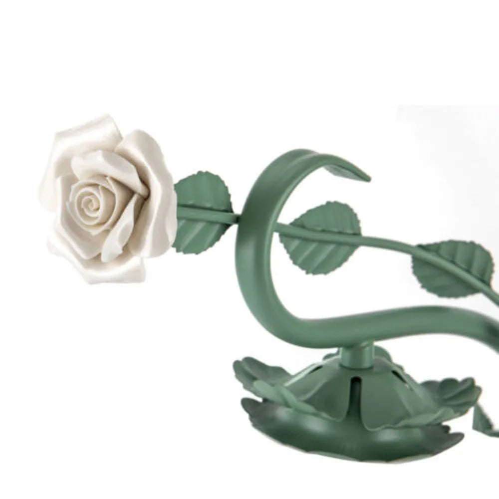 Frendorf | Künstlerische naturthemenhafte Blumen-Tischlampe