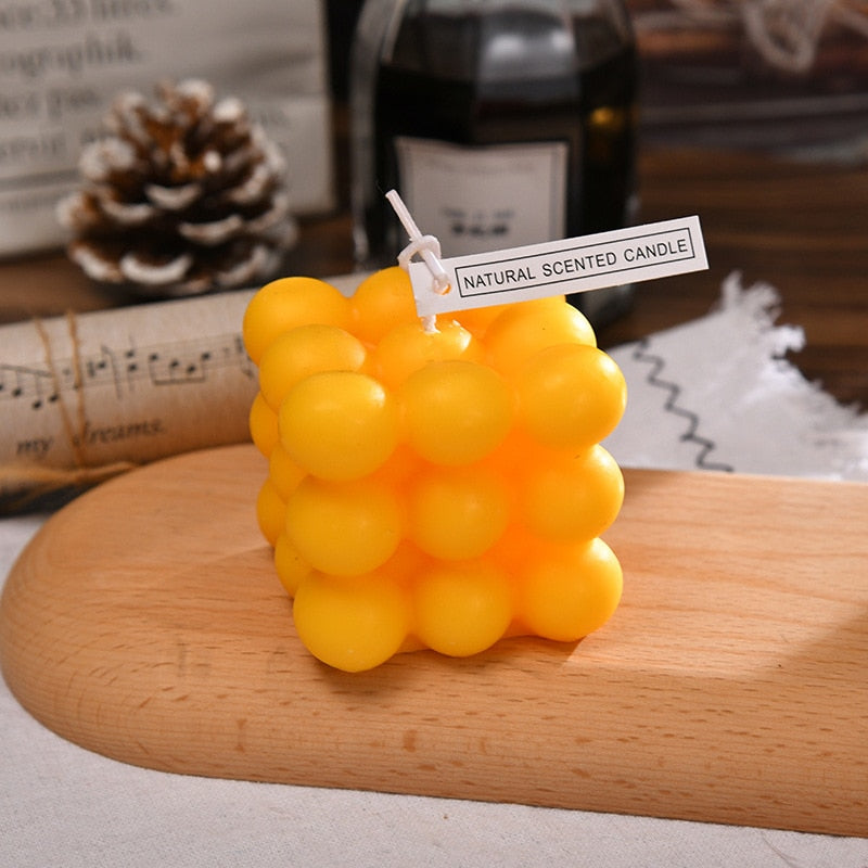 Frendorf | Elegante BubbleGlow Kerze Schaffen Sie eine gemütliche Atmosphäre in Ihrem Zuhause