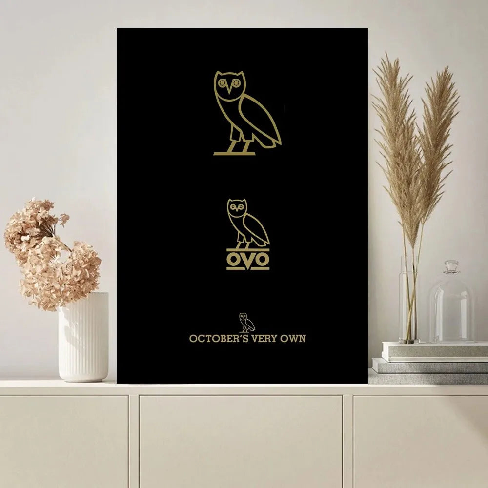 D_Drake O-OVO EULEN Poster Gemälde an der Wand Bild für Wohnzimmer Innenraum Malerei Zimmer Dekoration