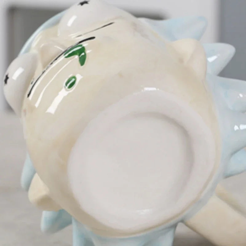 3D Senioren- und Kinderbecher Große Kapazität Keramiktasse Home Office Kinderbecher Kessel Kreative Kaffee Tee Milch Wasser Tassen