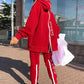 Frendorf | Frauen Sweatshirts 2-teilige Sets Trainingsanzug Übergrößen Herbst Damen Korea Hose Pullover Hosenanzüge Damen