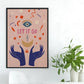 Frendorf | Abstract Eye Quotes Leinwandkunst