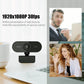 Full HD 1080P Webcam | Flexibel Drehbar | Eingebautes Mikrofon | USB Plug & Play