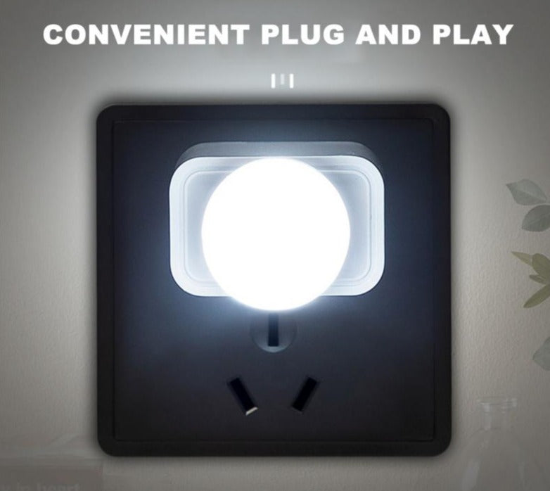 Mini-USB-Nachtlicht: LED-Lampe mit USB-Stecker und Powerbank-Aufladung zum Lesen und Augenschutz