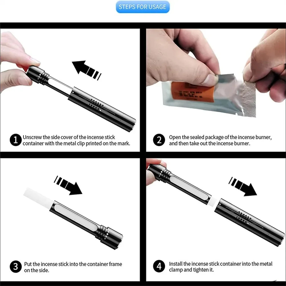 Frendorf | Brisano Auto-Duftclip | Natürlich & Nachfüllbar | Metallgehäuse & Duftregler | Für Lüftungsgitter