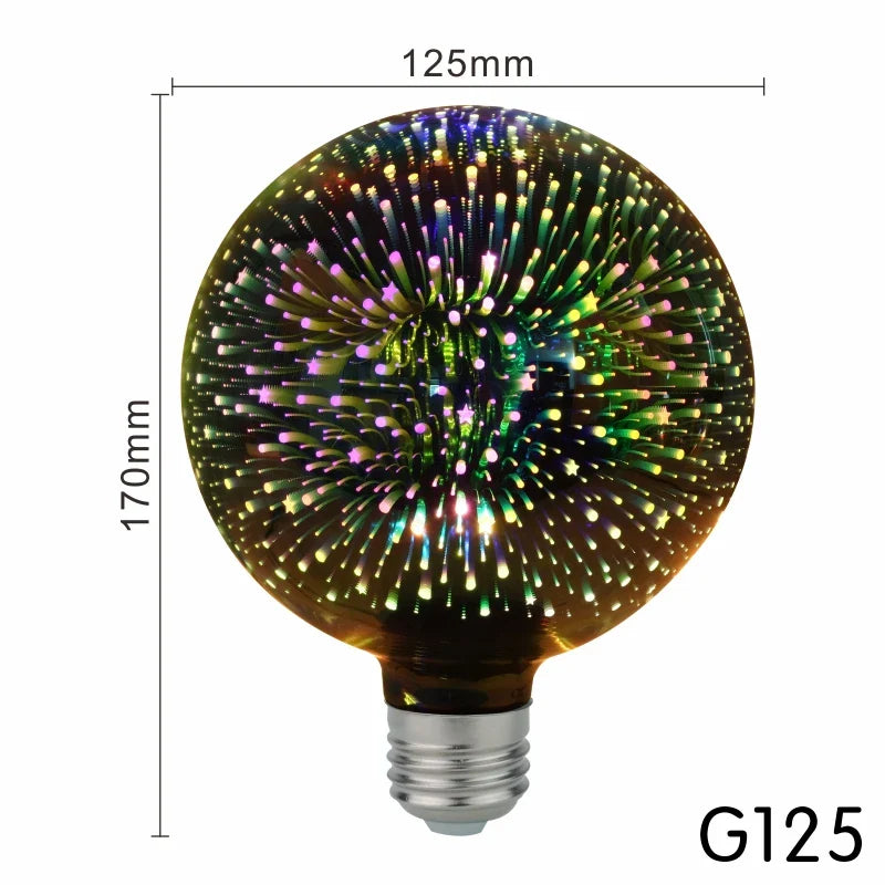3D LED Feuerwerksbirne